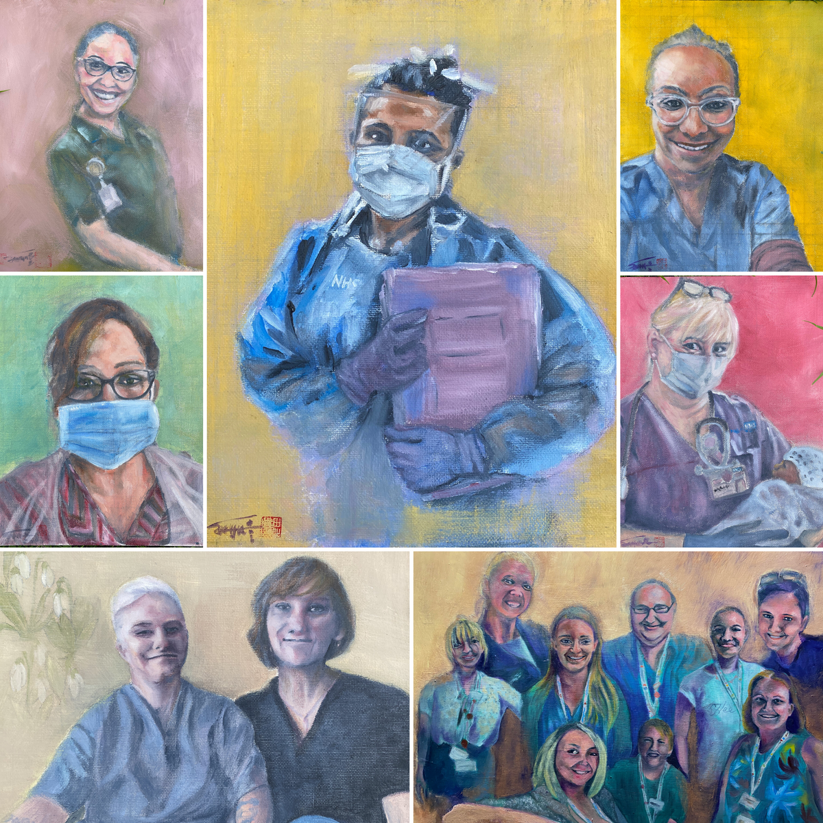 Portraits for NHS Heroes