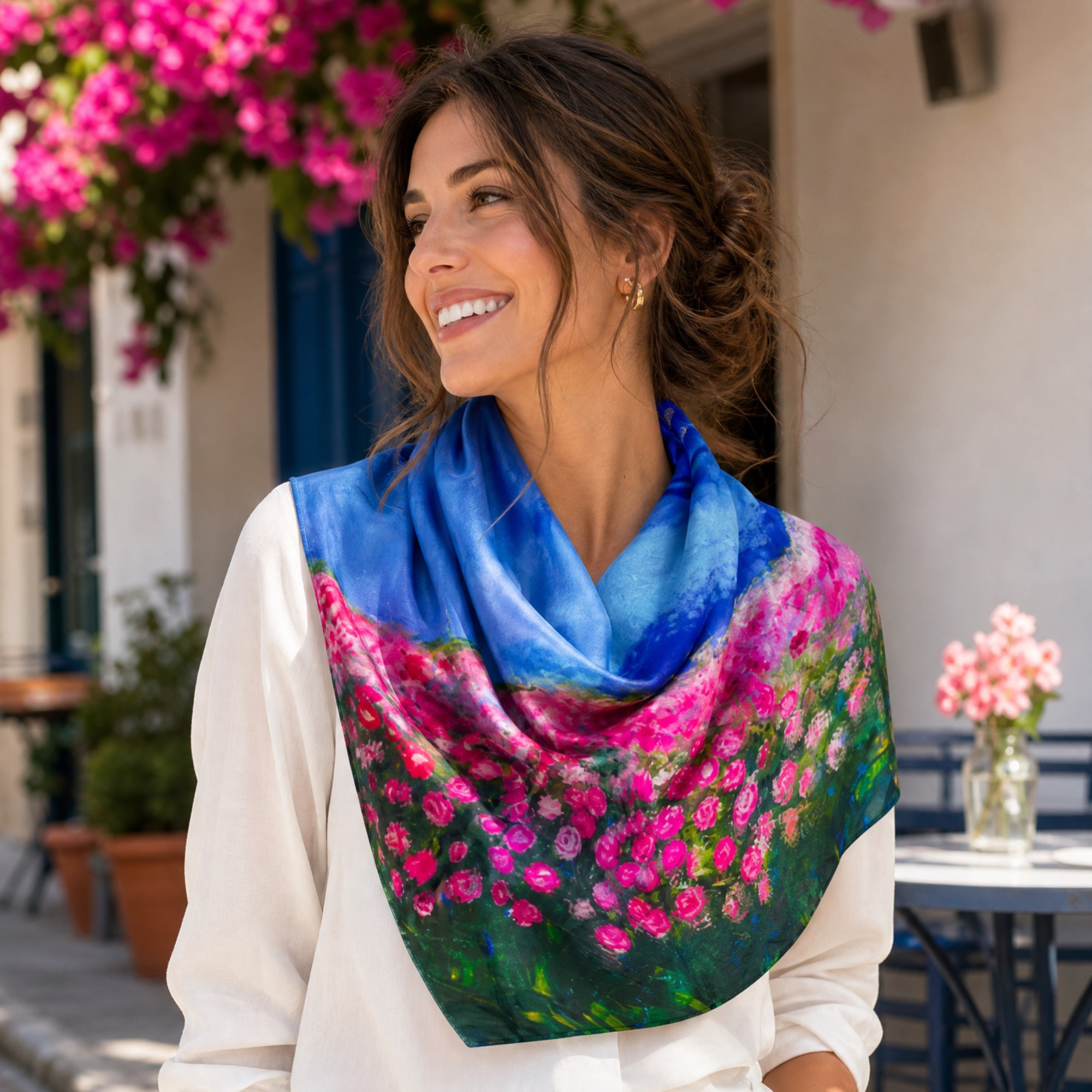 Square Silk Scarves