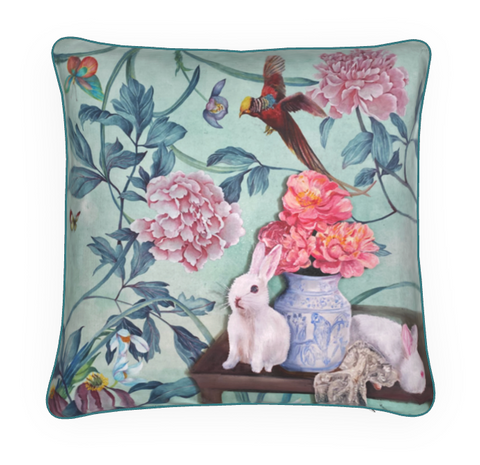 The Peony Girl Cushions