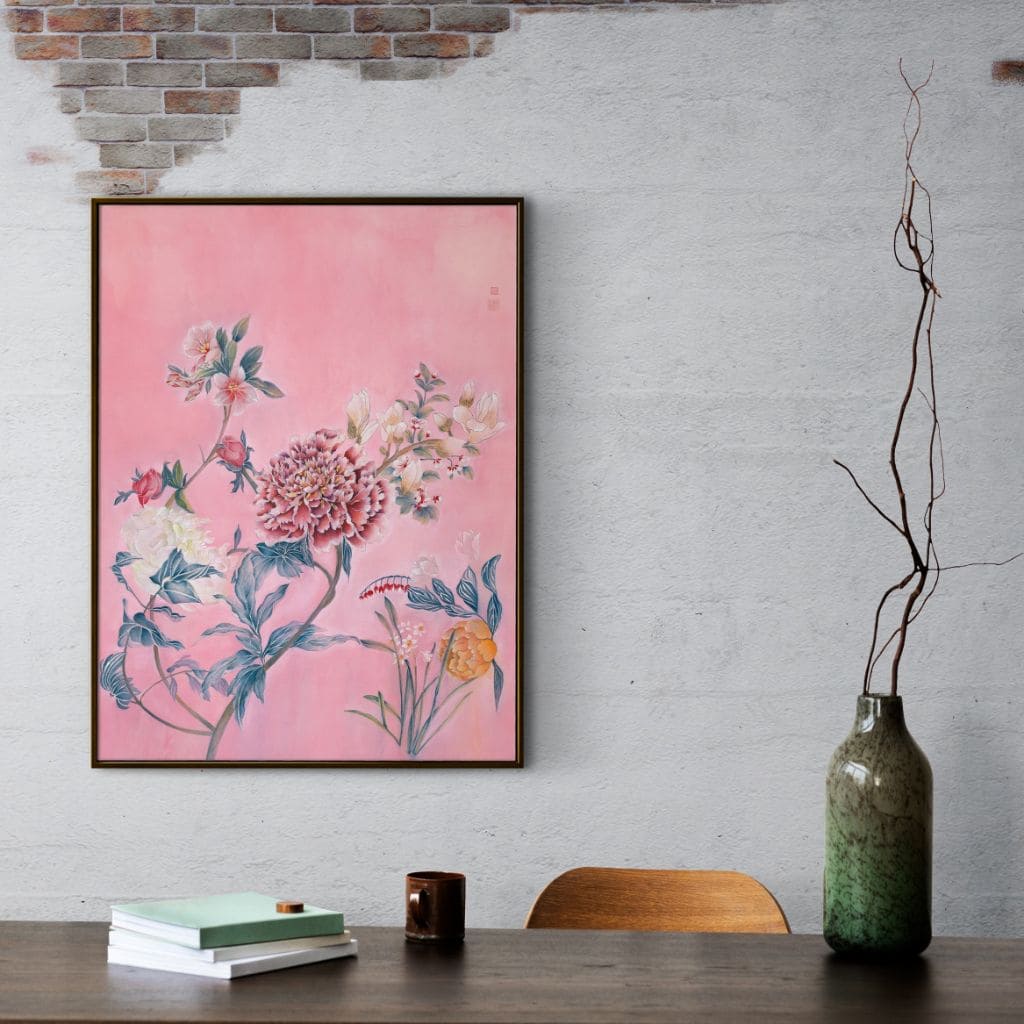 Original Paintings – The Peony Girl