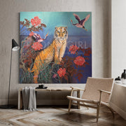 Year of Tiger Mural "Auspicious"