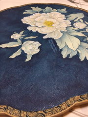 Silk Hand Fan - Floral Serenity - The Peony Girl