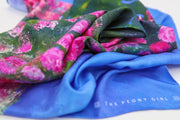 Silk Scarf - The Peony Field - The Peony Girl