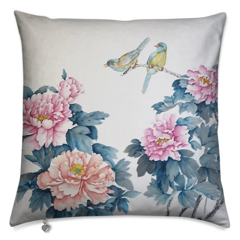 Cushion Cover - Spring Concerto - The Peony Girl
