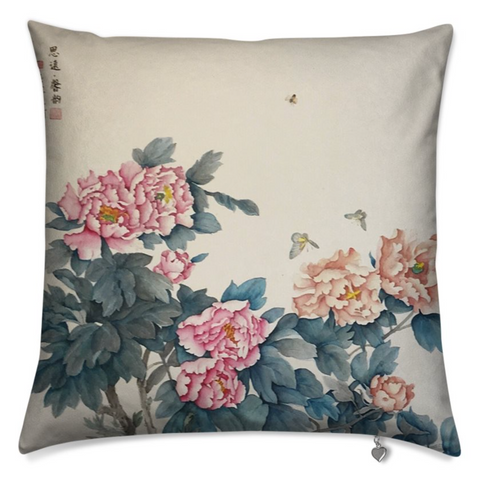 Cushion Cover - Spring Concerto - The Peony Girl