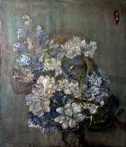 A Peony Bouquet In The Moonlight - The Peony Girl