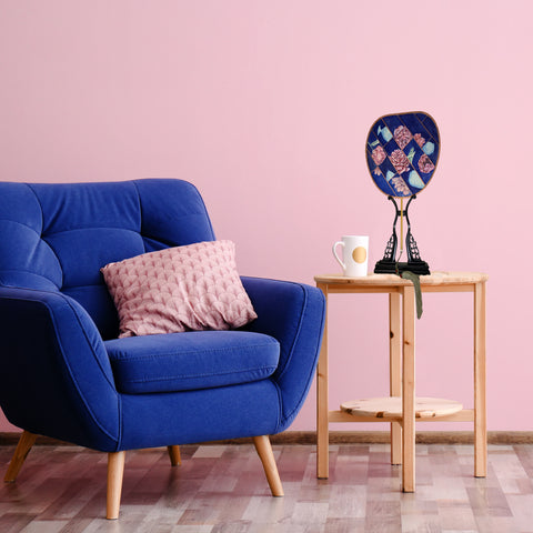 Silk Hand Fan - Peony Collage - The Peony Girl