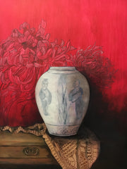 Fine Art Prints: Outside the Vase - The Peony Girl