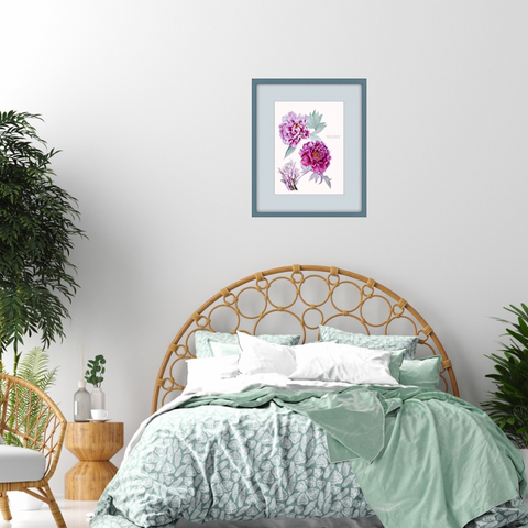 Botanical Prints: Kamada Nishiki Peony