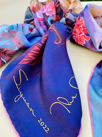 Silk Scarf - Auspicious