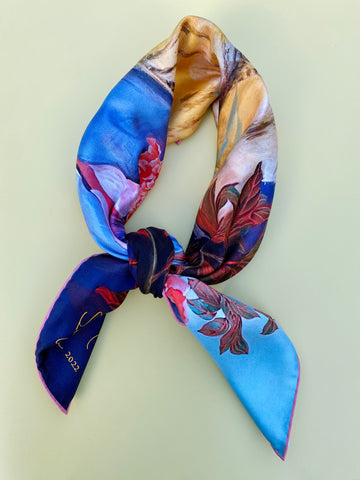 Silk Scarf - Auspicious