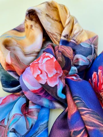 Silk Scarf - Auspicious