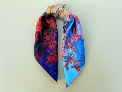 Silk Scarf - Auspicious